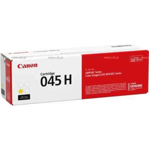 Canon 045HY - Toner żółty do Canon LBP-610, LBP-611, LBP-612, LBP-613, LBP-630, LBP-631, LBP-632, LBP-633, LBP-634, LBP-